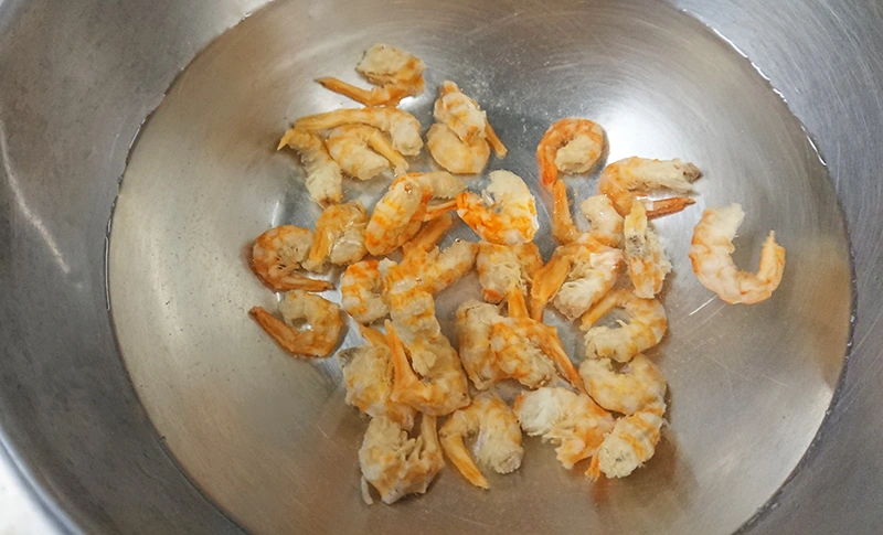 干し海老の変わり煮浸し