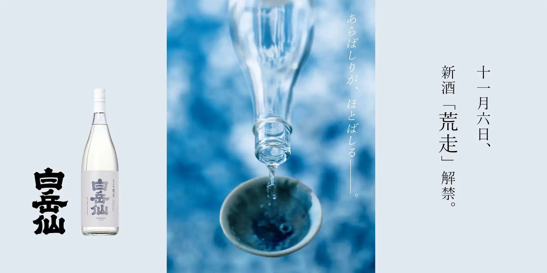 白岳仙 純米吟醸 荒走 ARABASHIRI