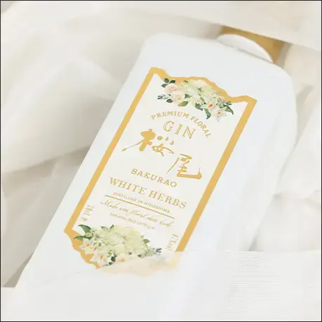桜尾 PREMIUM FLORAL GIN WHITE HARBS