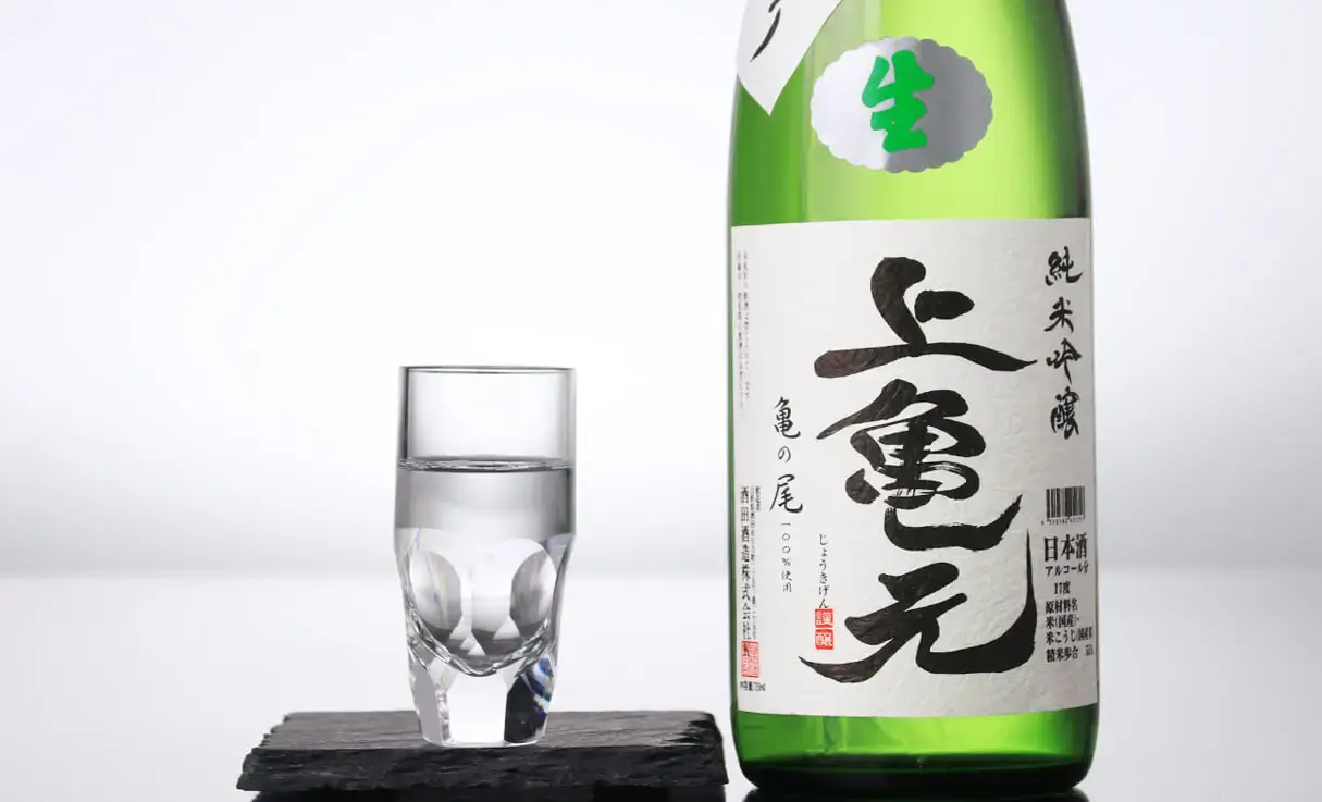 上喜元 亀の尾 雫取り 純米吟醸 生酒 720ml