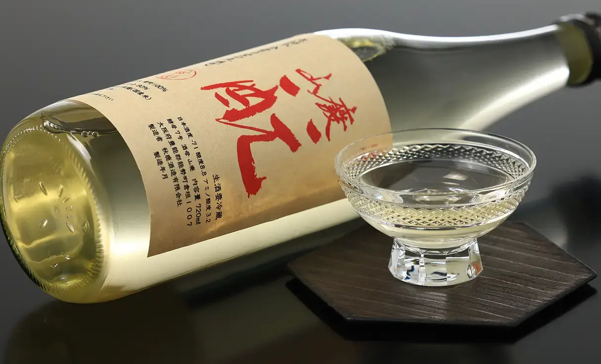 秋鹿 山廃もと 自営田雄町 直汲 720ml | 秋鹿（秋鹿酒造） | 酒専門店鍵や