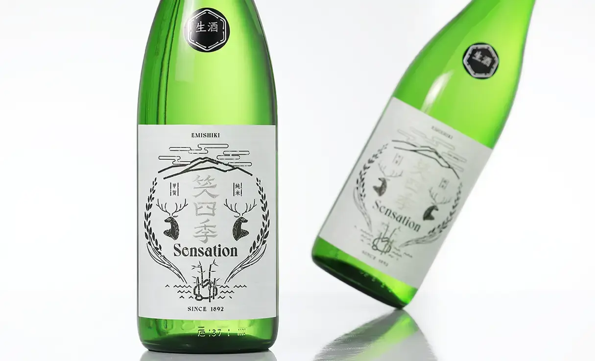 笑四季 Sensation白ラベル 生原酒 1.8L