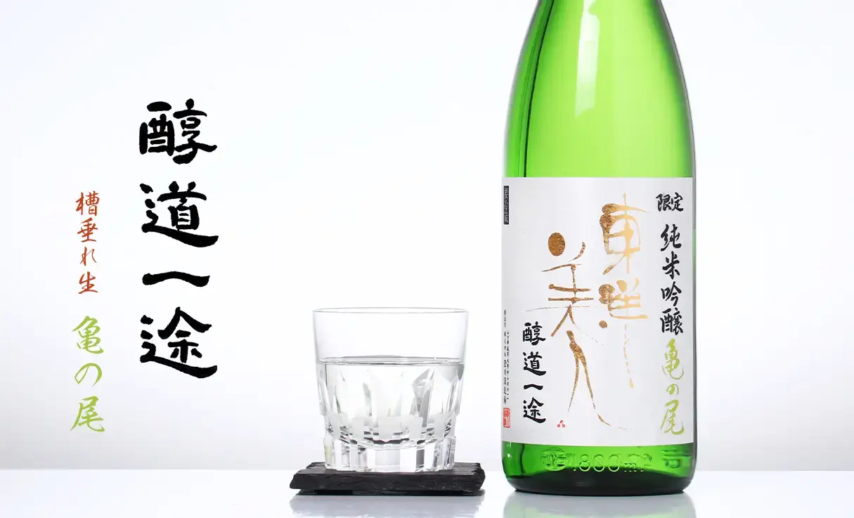 東洋美人 限定純米吟醸 醇道一途 亀の尾 槽垂れ生 1.8L