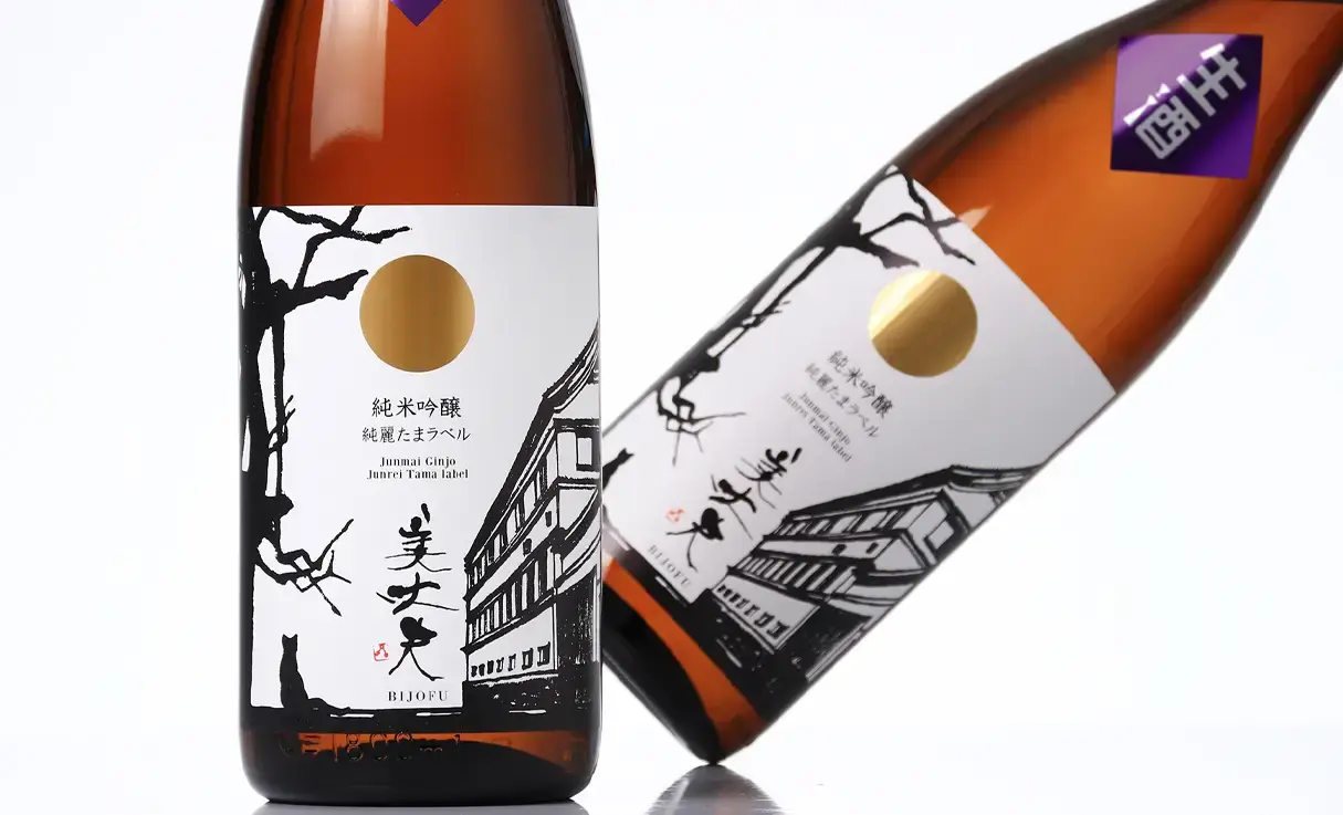 美丈夫 純米吟醸 たまラベル しぼりたて 1.8L