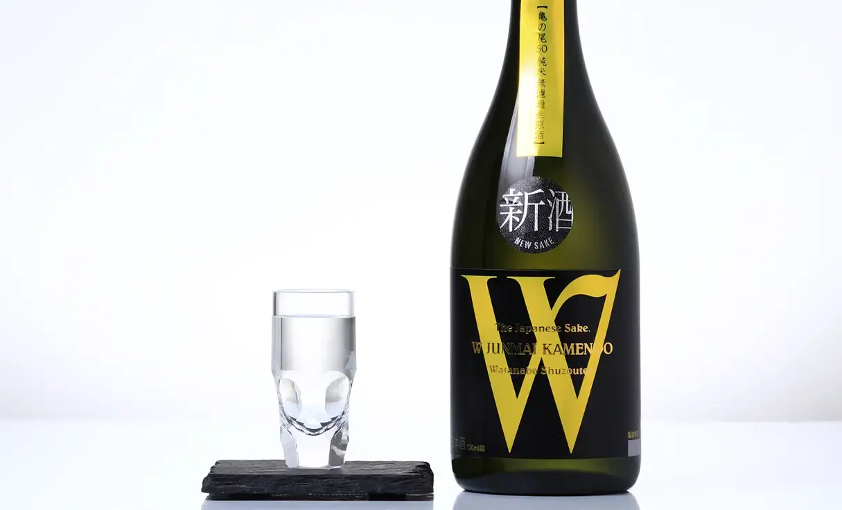 W 亀の尾50 生原酒 720ml | W(渡辺酒造店) | 酒専門店鍵や W 亀の尾50 生原酒 720ml | W(渡辺酒造店) | 酒専門店鍵や