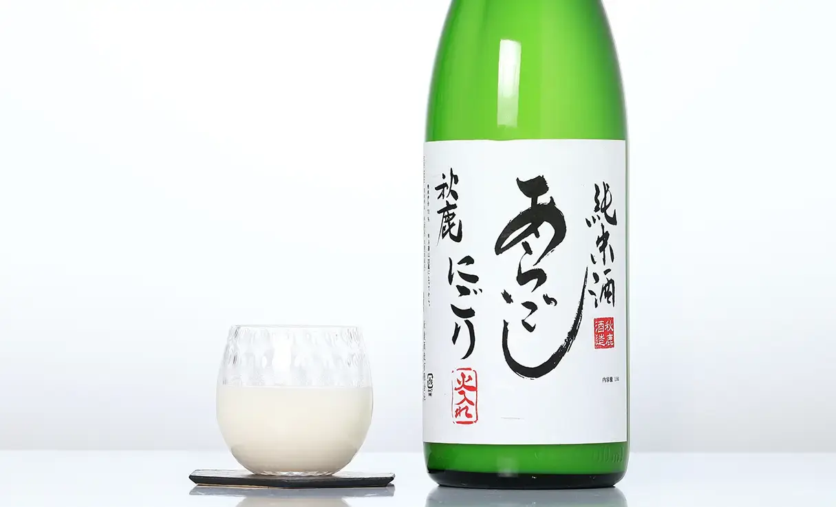 秋鹿 純米 あらごしにごり 火入 1.8L