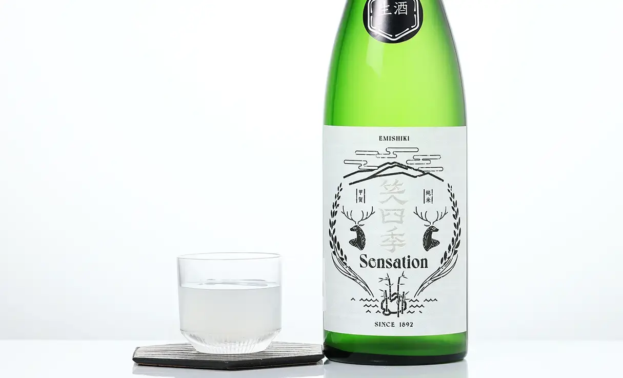 笑四季 Sensation白ラベル 生原酒 おりがらみ 720ml