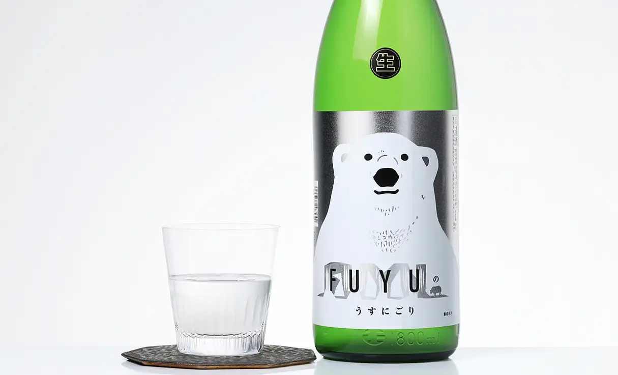 寒紅梅 純米 FUYUのシロクマ 1.8L