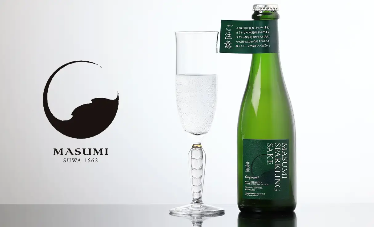 真澄 スパークリング ORIGARAMI 375ml | 真澄（宮坂醸造） | 酒専門店鍵や