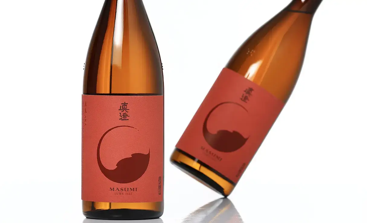 【未使用】酒蔵前掛け（宮坂醸造 真澄） 真澄 純米吟醸 真朱 AKA 720ml | 真澄（宮坂醸造） | 酒専門店鍵や