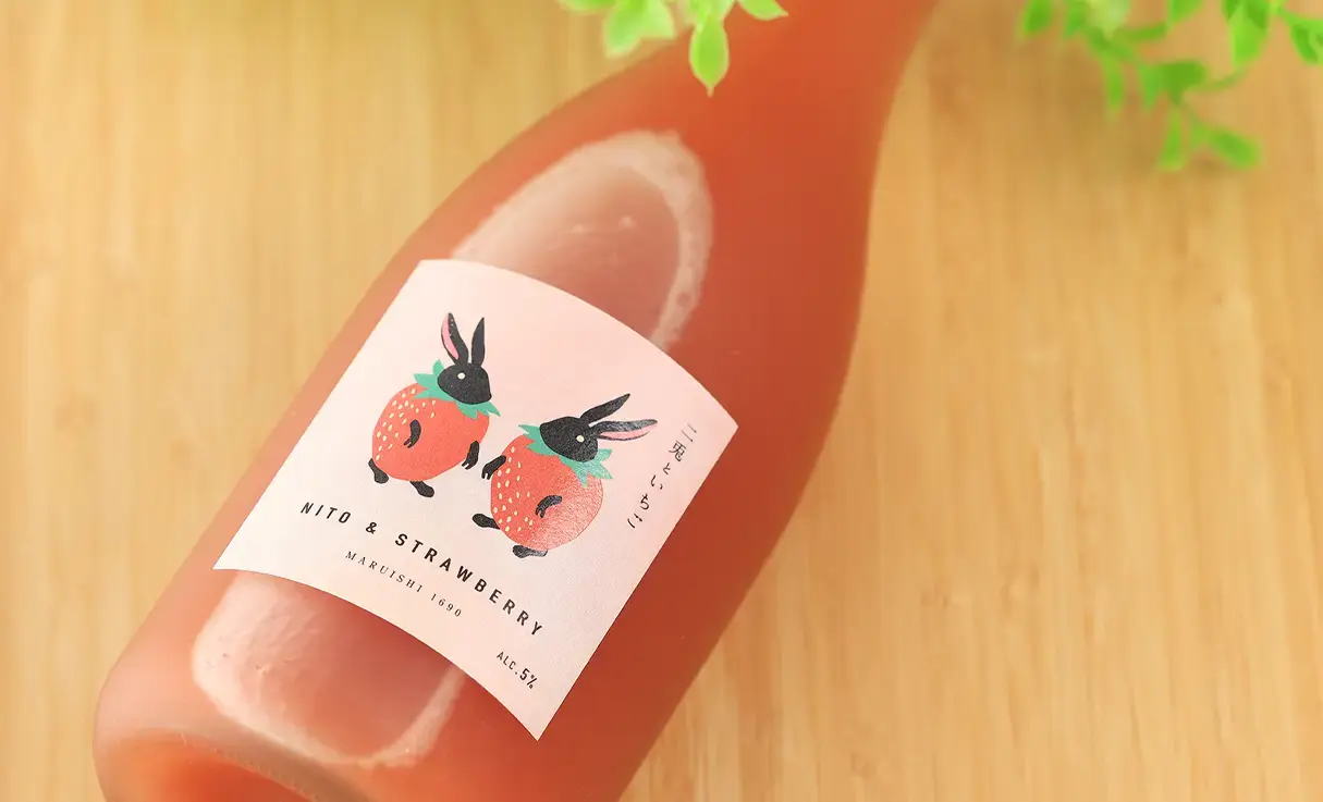 二兎といちご 720ml | 丸石醸造（リキュール） | 酒専門店鍵や
