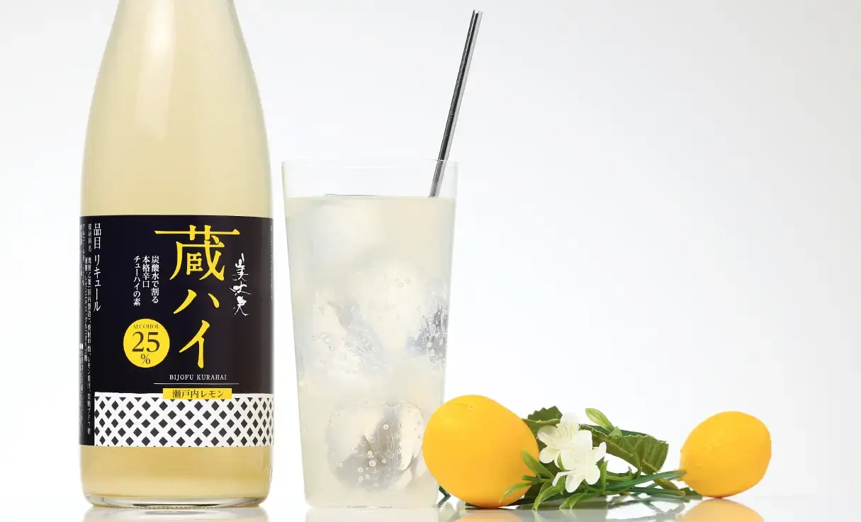 美丈夫 蔵ハイ 瀬戸内レモン 720ml | 濱川商店（リキュール