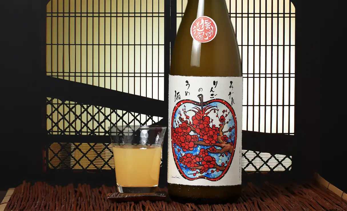 大信州 みぞれりんごの梅酒 1.8L