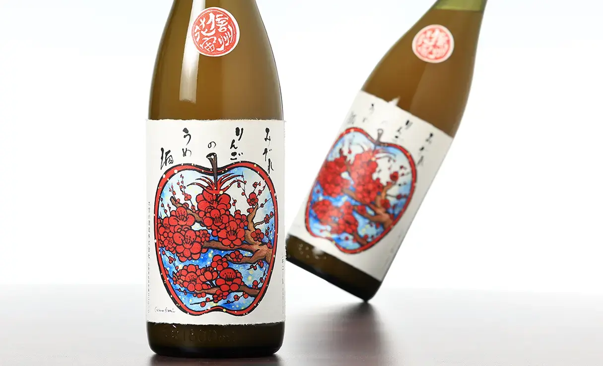 大信州 みぞれりんごの梅酒 1.8L