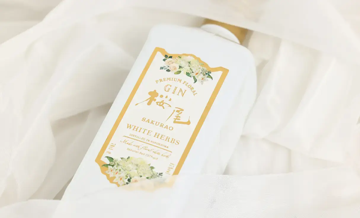 桜尾 PREMIUM FLORAL GIN WHITE HARBS 700ml | スピリッツ・GIN
