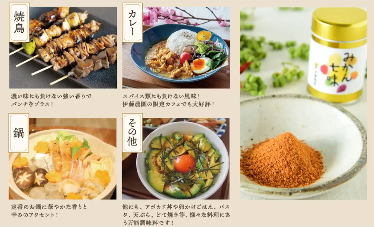 伊藤農園 みかん七味 5g | 調味料 | 酒専門店鍵や