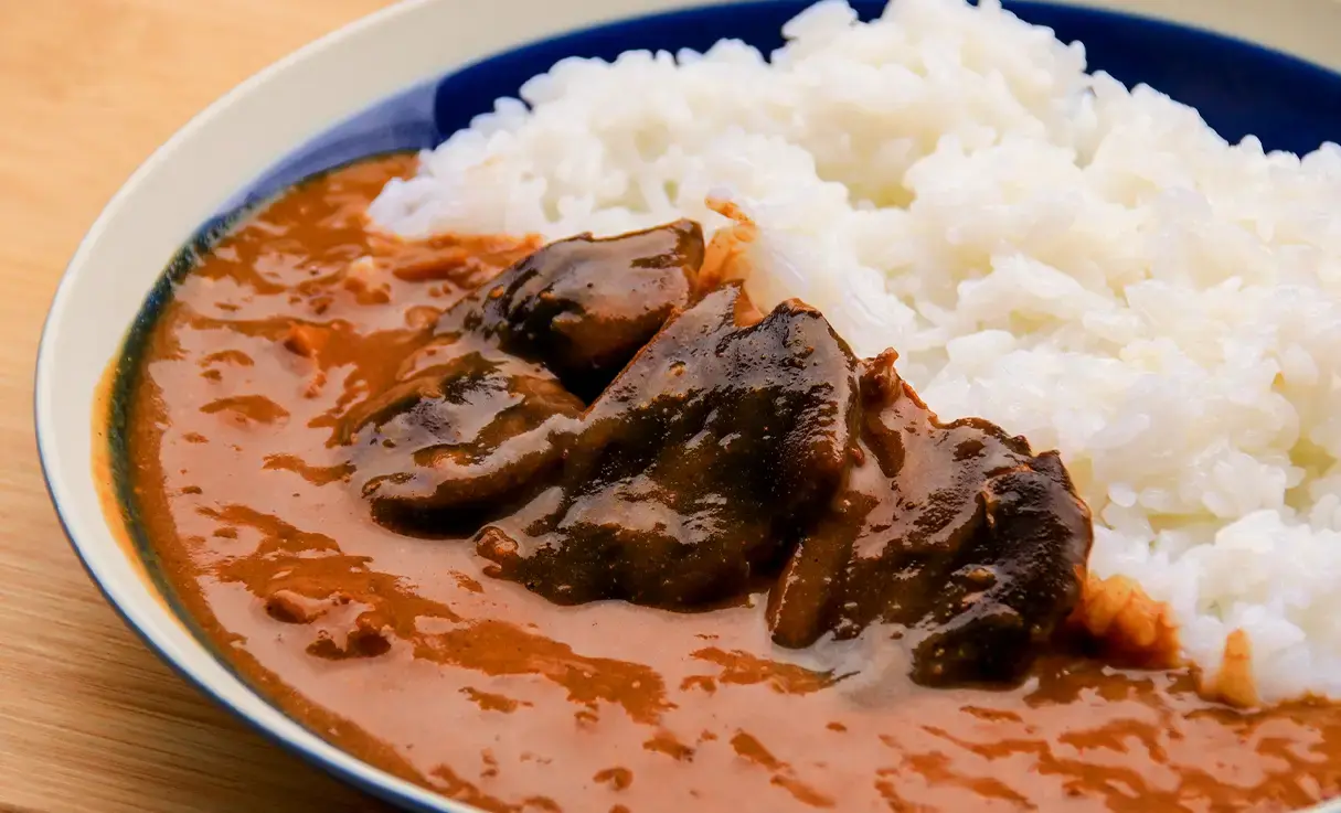 黒あわび茸カレー