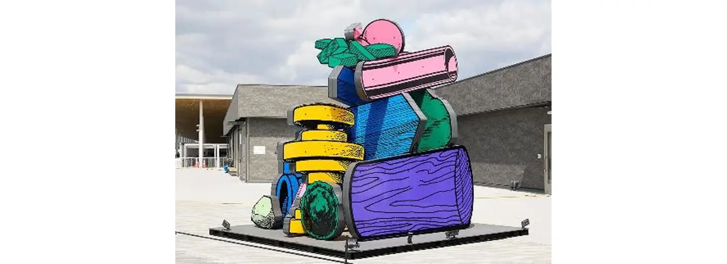 ラベル作品：『Study : 大阪関西国際芸
術祭 / EXPO PUBLIC ART』