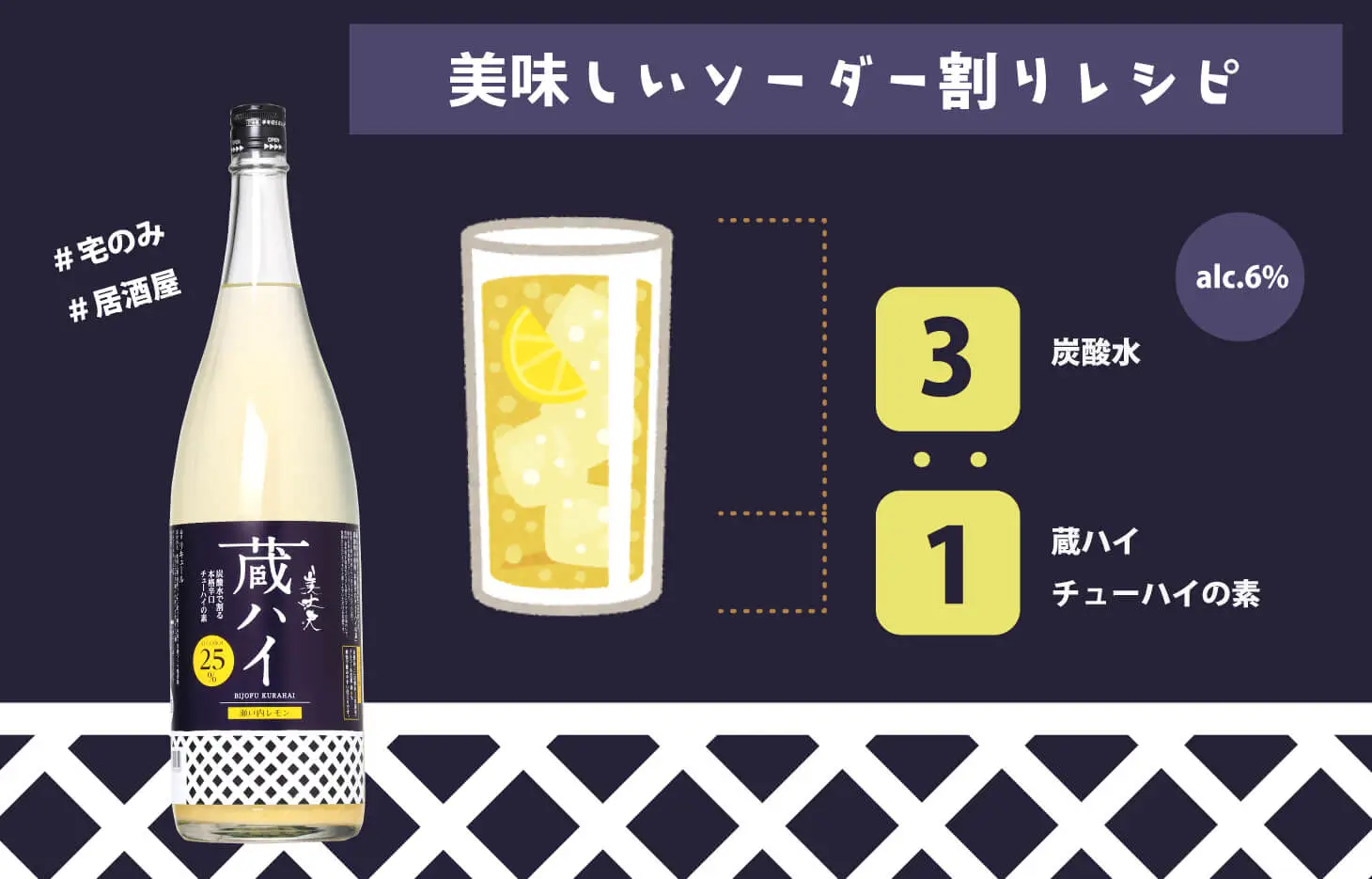美丈夫 蔵ハイ 瀬戸内レモン 1.8L | 濱川商店（リキュール