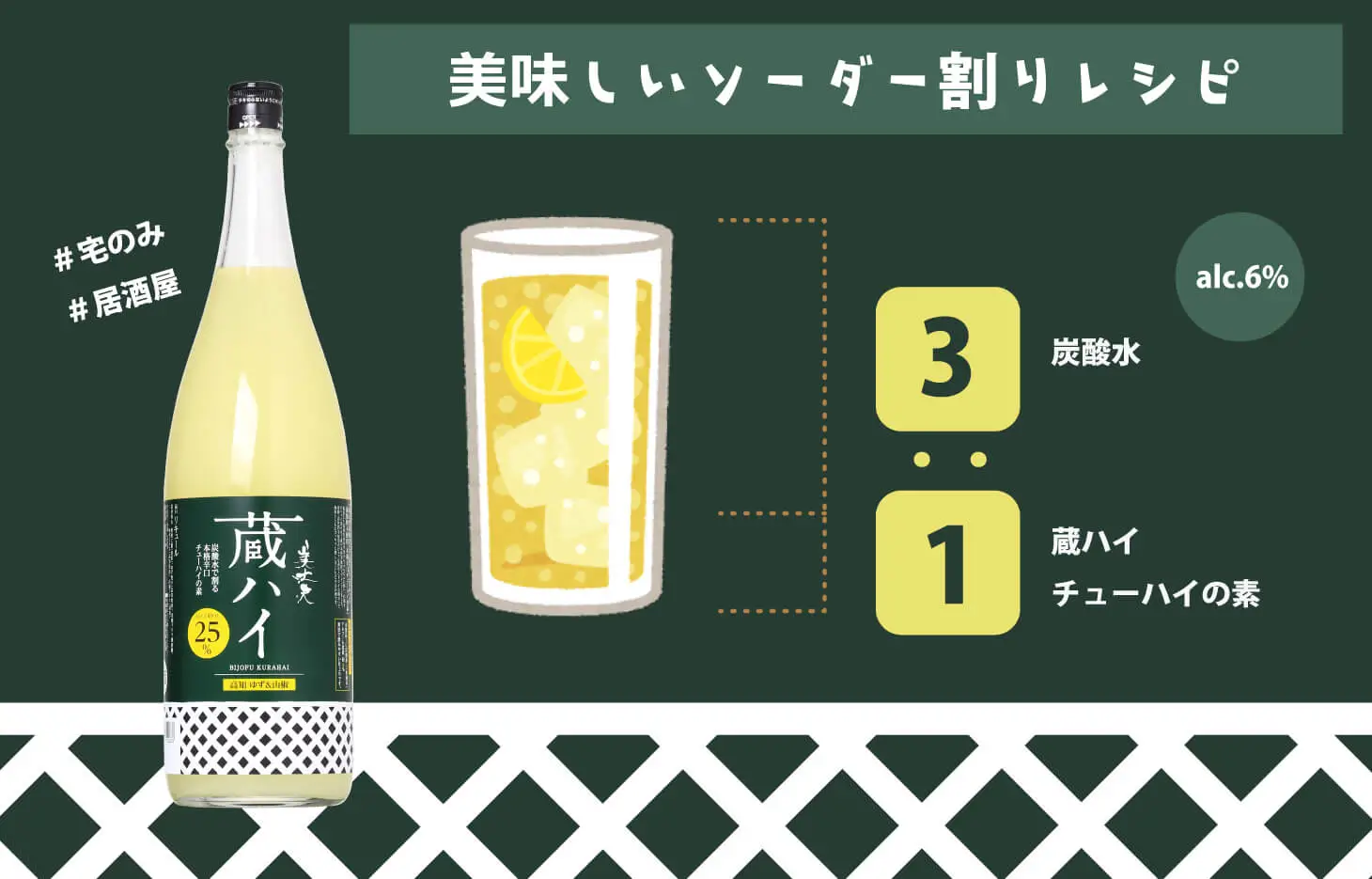 美丈夫 蔵ハイ 高知ゆず＆山椒 720ml | 濱川商店（リキュール